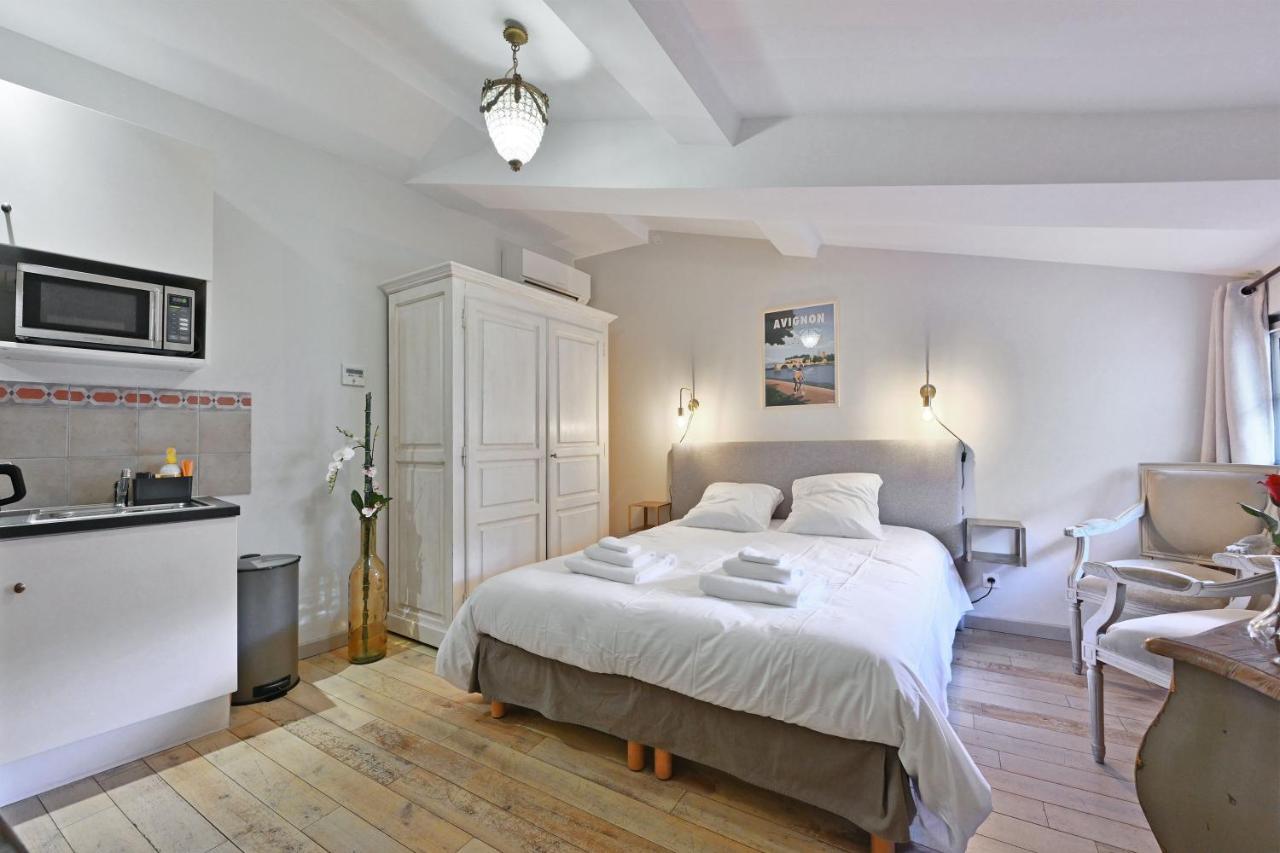 Au Coeur Des Papes, Dans Batisse De Charme Studios & Appartements En Coeur De Ville Avignon Kültér fotó