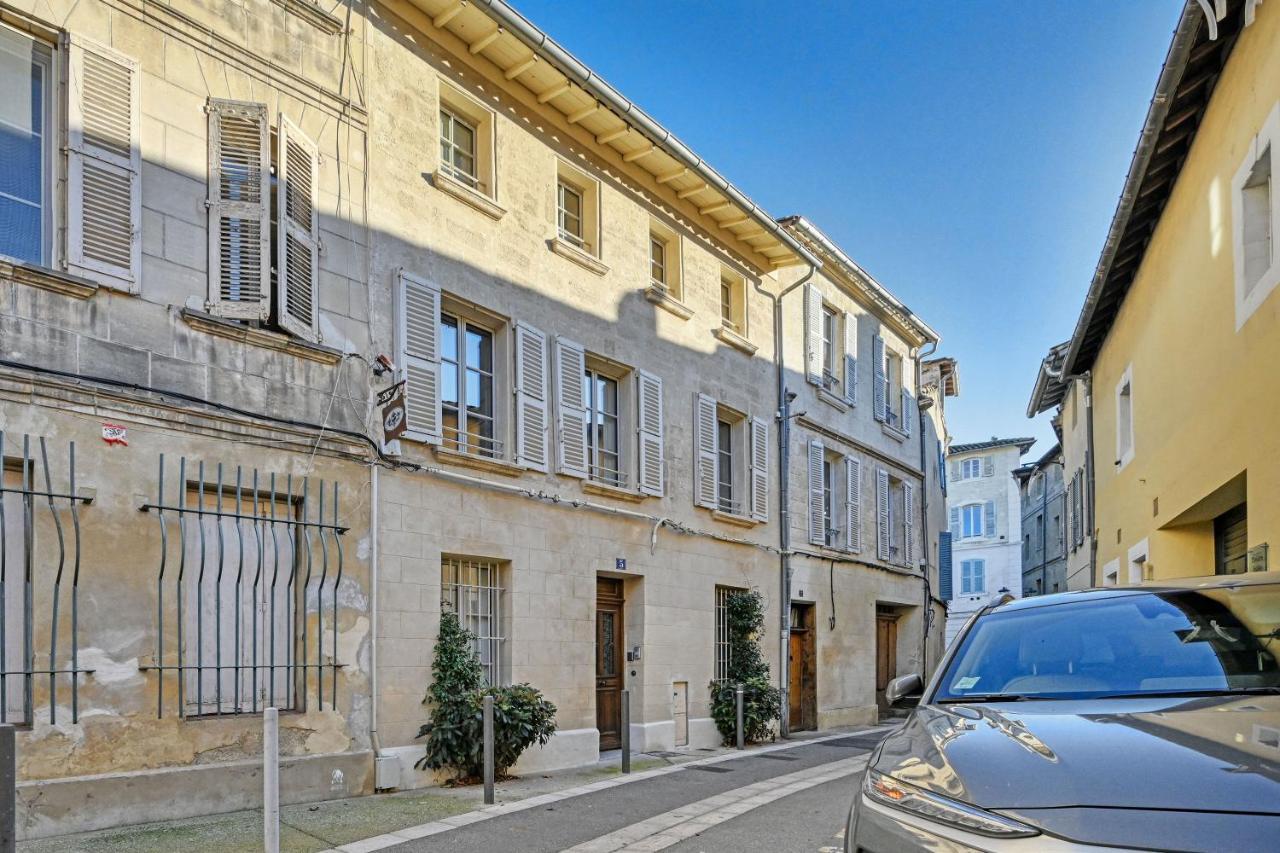 Au Coeur Des Papes, Dans Batisse De Charme Studios & Appartements En Coeur De Ville Avignon Kültér fotó