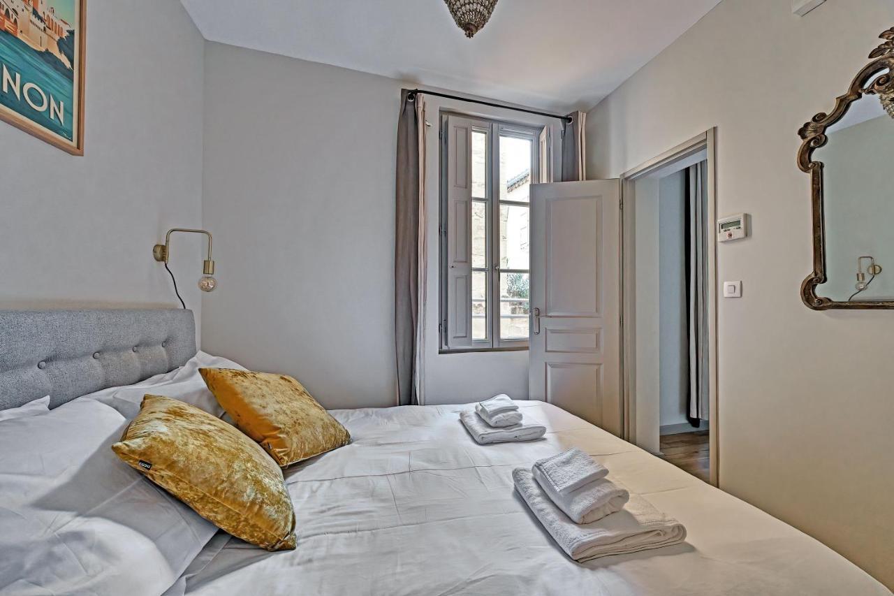 Au Coeur Des Papes, Dans Batisse De Charme Studios & Appartements En Coeur De Ville Avignon Kültér fotó